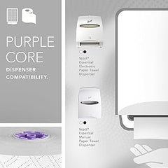 SCOTT PAPER TOWEL ROLL 02001 PURPLE CORE 6 ROLLS PER CASE 950FT