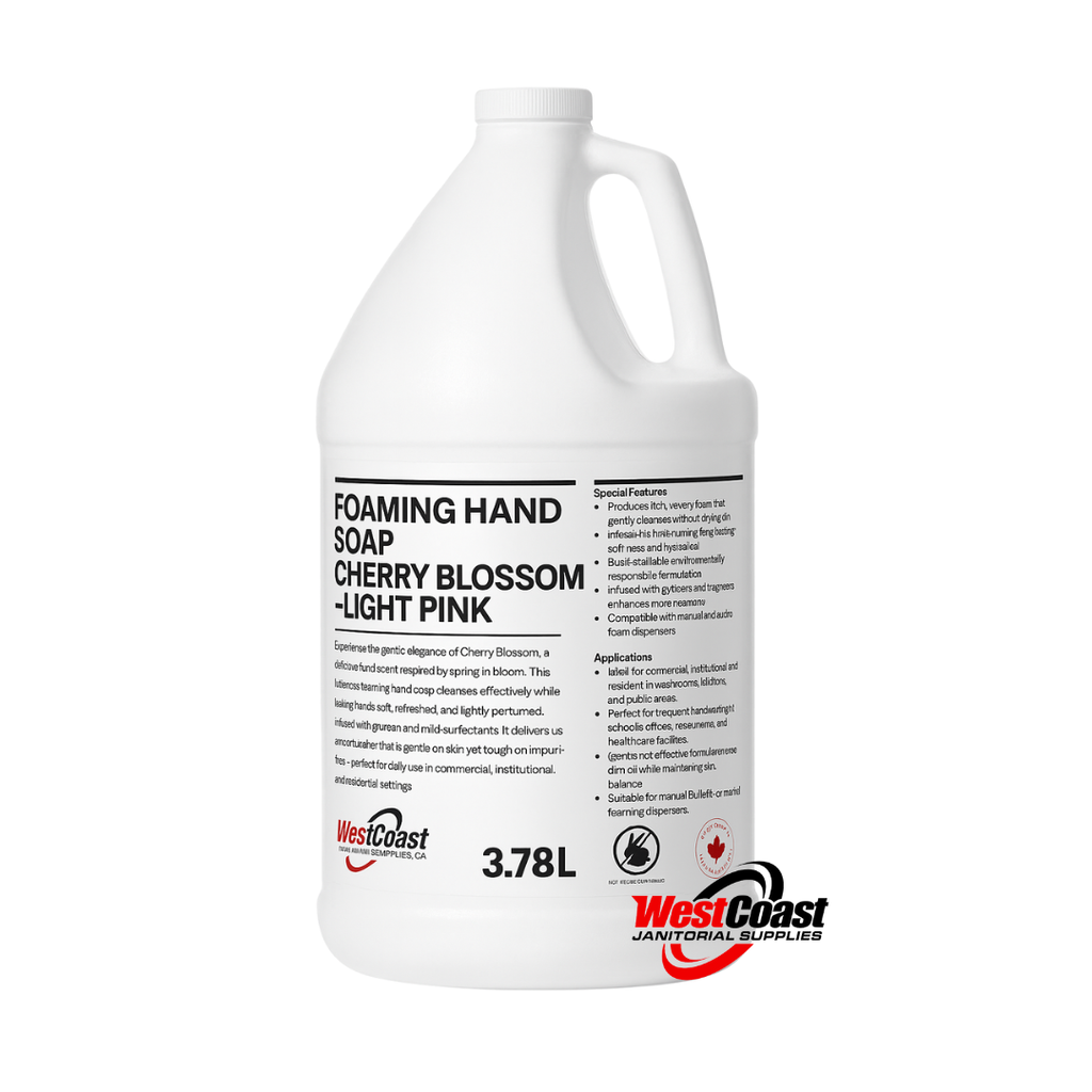 FOAMING HAND SOAP CHERRY BLOSSOM - LIGHT PINK 3.78L