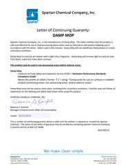 DAMP MOP NO RINSE FLOOR CLEANER SPARTAN 4L