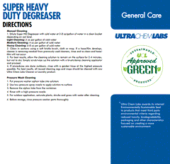 DEGREASER ULTRA CHEM LABS SUPER HEAVY DUTY DEREASER 4L