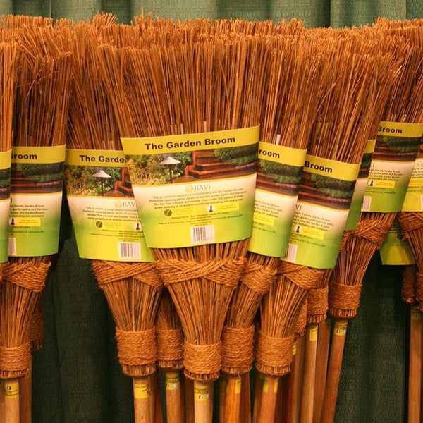 THE ORIGINAL GARDEN BROOM COCONUT BROOM West Coast Janitorial Supplies