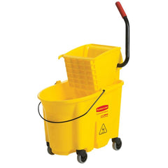 RUBBERMAID WAVE BRAKE 26 QUART SIDE PRESS BUCKET WRINGER