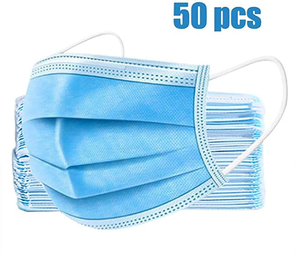 50Pcs Disposable Filter Mask 3 Ply Earloop Face Masks – :: Claro Supply  Corp 