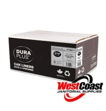 GARBAGE BAGS BLACK 20" X 22" UTILITY CAN LINER 500 BAGS