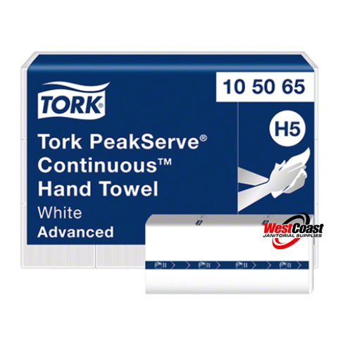 TORK® PEAKSERVE® CONTINUOUS™ ADVANCED HAND TOWEL – WHITE 10 50 65