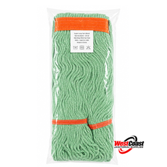 Synthetic Looped-End Commercial Wet Mop Head  | Launderable Professional Floor Mop