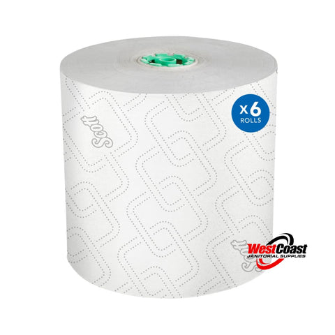 SCOTT PAPER TOWEL ROLL 25700 GREEN CORE 6 ROLLS PER CASE 1150FT