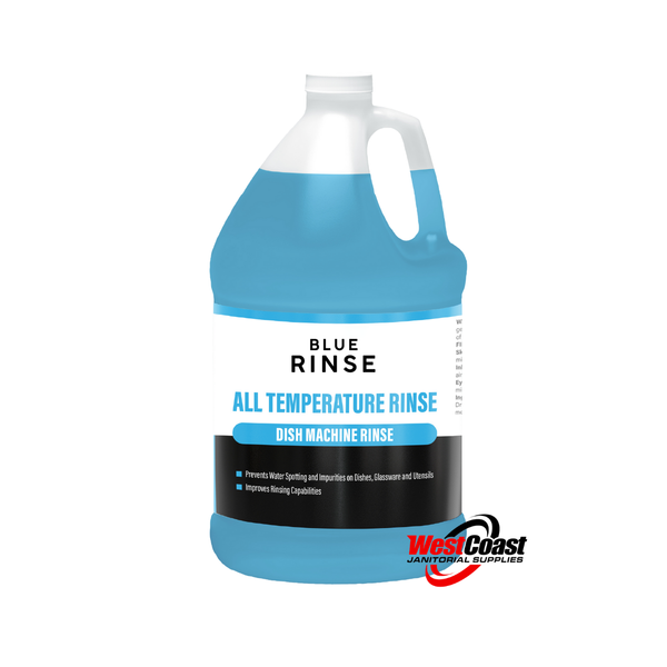 BLUE RINSE ALL TEMPERATURE MACHINE DETERGENT RINSE AID 4L – West Coast ...