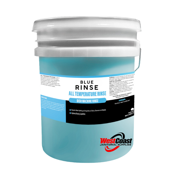 BLUE RINSE ALL TEMPERATURE MACHINE DETERGENT RINSE AID 20L – West Coast ...