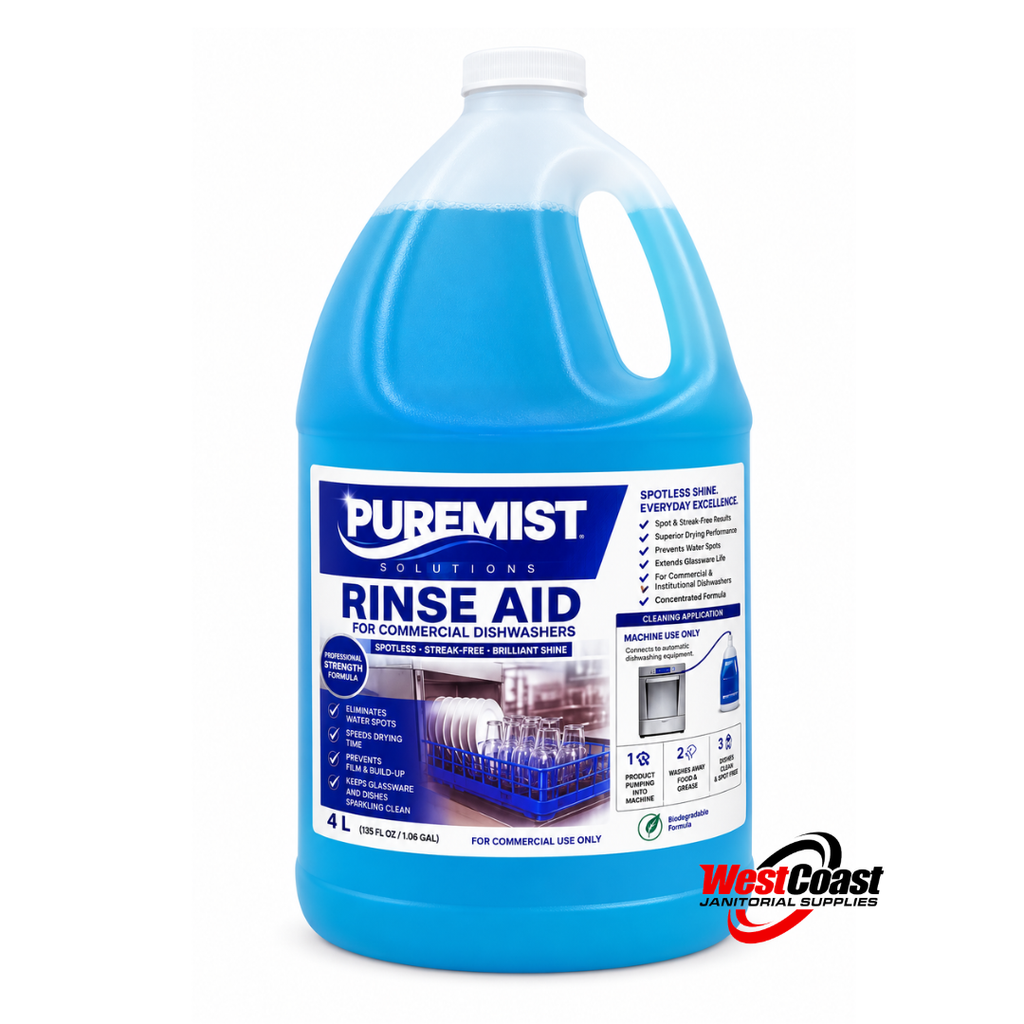 PureMist Rinse Aid – Commercial Dishwasher Rinse Aid – 4 L
