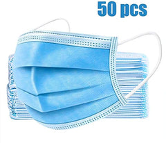 50 Pack Disposable Face Mask Safety for Personal Health, 3-Ply Ear Loop LIMITED TIME OFFER