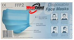 50 Pack Disposable Face Mask Safety for Personal Health, 3-Ply Ear Loop LIMITED TIME OFFER