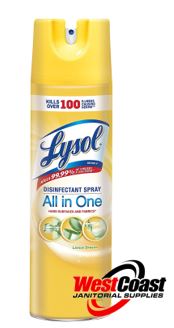 Lysol All-Purpose Disinfectant Spray Lemon 350g