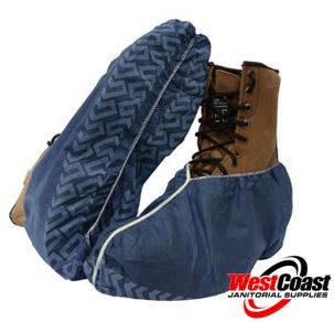 Disposable Shoe Covers Polypropylene Navy Blue 100 Pieces